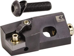 Kennametal - Series Kenloc, Right Hand, MSYN Toolholder Compatibility, SN.., TP.. Insert Compatibility, Indexable Turning Cartridge - Pin & Clamp Holding Method, 1.02mm Max Depth of Cut, 63mm OAL x 18mm OAW x 22.25mm OAH - Caliber Tooling