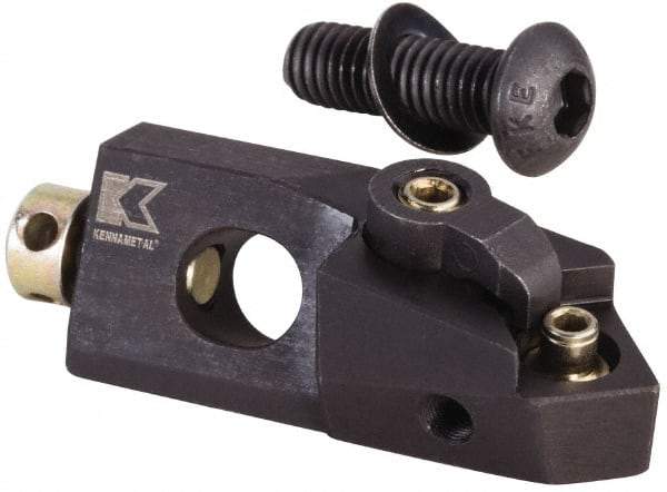 Kennametal - Series Kenloc, Left Hand, MSSN Toolholder Compatibility, SN.. Insert Compatibility, Indexable Turning Cartridge - Pin & Clamp Holding Method, 6.09mm Max Depth of Cut, 44mm OAL x 10mm OAW x 14.75mm OAH - Caliber Tooling