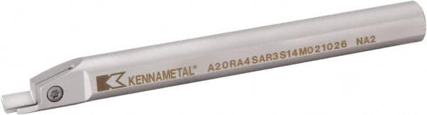 Kennametal - A4SS, Internal, Right Hand, 14mm Max Depth of Cut, 3mm Min Groove Width, Indexable Grooving Tool Holder - A4G0300M3SP04B Insert Compatibility, 1" Shank Width, 203.5mm OAL, Through Coolant - Caliber Tooling