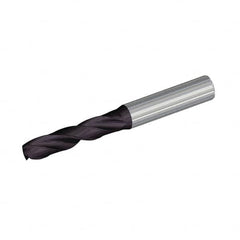 Kennametal - 9.4mm 140° Spiral Flute Solid Carbide Screw Machine Drill Bit - Caliber Tooling