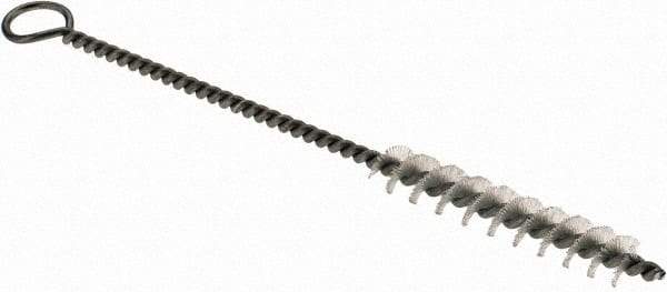 Kennametal - 5/16" Diam Nylon Spiral Brush - Single Spiral, 5/16" Filament Diam - Caliber Tooling