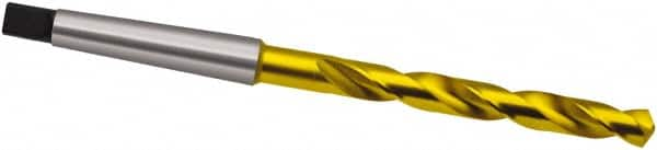 Guhring - 13.75mm, 1MT 118° Point High Speed Steel Taper Shank Drill Bit - Caliber Tooling