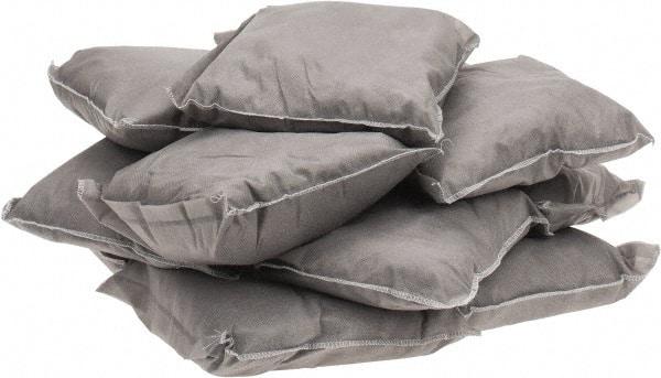 PRO-SAFE - 9 Inch Long x 9 Inch Wide x 2 Inch High, Gray Sorbent Pillow - 15 Gallon Capacity, Universal - Caliber Tooling