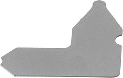 Starrett - 5/64 Inch Radius Gage - Satin Chrome Finish, Stainless Steel - Caliber Tooling