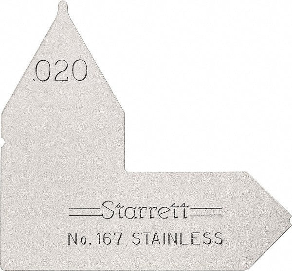 Starrett - Radius Gages Material: Stainless Steel Finish/Coating: Satin Chrome - Caliber Tooling