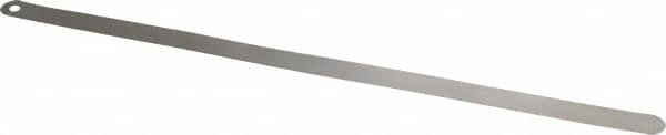 Starrett - 0.04mm Thick x 1/2 Inch Wide x 300mm Leaf Length, Parallel Feeler Gage - Tempered Steel - Caliber Tooling