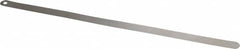 Starrett - 0.04mm Thick x 1/2 Inch Wide x 300mm Leaf Length, Parallel Feeler Gage - Tempered Steel - Caliber Tooling