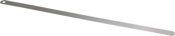 Starrett - 0.2mm Thick x 1/2 Inch Wide x 300mm Leaf Length, Parallel Feeler Gage - Tempered Steel - Caliber Tooling