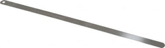 Starrett - 0.4mm Thick x 1/2 Inch Wide x 300mm Leaf Length, Parallel Feeler Gage - Tempered Steel - Caliber Tooling