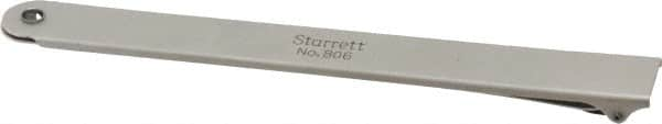 Starrett - Single End Feeler Gage Holder - Use with 0.03 to 0.5mm Single Leaves or Strips - Caliber Tooling