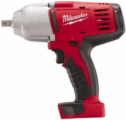 Milwaukee Tool - 1/2" Drive 18 Volt Pistol Grip Cordless Impact Wrench & Ratchet - 0 to 1,900 RPM, 0 to 2,200 BPM, 450 Ft/Lb Torque, Lithium-Ion Batteries Not Included - Caliber Tooling