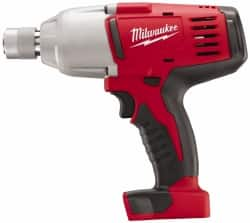 Milwaukee Tool - 7/16" Drive 18 Volt Pistol Grip Cordless Impact Wrench & Ratchet - 0 to 1,900 RPM, 0 to 2,200 BPM, 350 Ft/Lb Torque, Lithium-Ion Batteries Not Included - Caliber Tooling