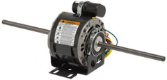 US Motors - 1/6 hp, OPAO Enclosure, Auto Thermal Protection, 1,075 RPM, 115 Volt, 60 Hz, Single Phase Permanent Split Capacitor (PSC) Motor - Size 48YZ Frame, Stud Mount, 3 Speed, Sleeve Bearings, 2.9 Full Load Amps, A Class Insulation, CCW Lead End - Caliber Tooling