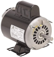 US Motors - 10 hp, ODP Enclosure, No Thermal Protection, 3,500 RPM, 230 Volt, 60 Hz, Single Phase Permanent Split Capacitor (PSC) Motor - Size 215T Frame, Rigid Mount, 1 Speed, Ball Bearings, 40 Full Load Amps, F Class Insulation - Caliber Tooling