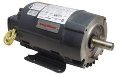 US Motors - 1.5 hp, ODP Enclosure, No Thermal Protection, 3,450 RPM, 208-230/460 Volt, 60 Hz, Three Phase Energy Efficient Motor - Size 56C Frame, C-Face/Base Mount, 1 Speed, Ball Bearings, 4.8-4.4/2.2 Full Load Amps, B Class Insulation, Reversible - Caliber Tooling