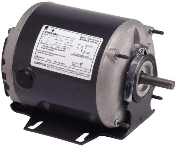 US Motors - 1/4 hp, TEAO Enclosure, No Thermal Protection, 1,140 RPM, 115 Volt, 60 Hz, Industrial Electric AC/DC Motor - Size 56 Frame, Cradle/Stud Mount, 1 Speed, Sleeve Bearings, 6.0 Full Load Amps, A Class Insulation, Reversible - Caliber Tooling