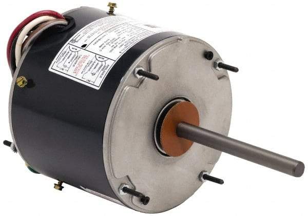 US Motors - 1/3 hp, TEAO Enclosure, Auto Thermal Protection, 825 RPM, 208-230 Volt, 60 Hz, Single Phase Permanent Split Capacitor (PSC) Motor - Size 48Y Frame, Stud Mount, 2 Speed, Ball Bearings, 1.9/1.2 Full Load Amps, B Class Insulation, Reversible - Caliber Tooling