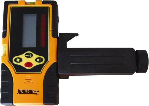 Johnson Level & Tool - Laser Level 9 V Battery, Laser Detector - Use With Red Beam Rotary Laser - Caliber Tooling