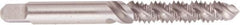 Regal Cutting Tools - 1/4-20 UNC 3 Flute 3B Plug Spiral Flute Tap - High Speed Steel, Bright Finish, 2-1/2" OAL, Right Hand Flute, Right Hand Thread, H3 - Caliber Tooling