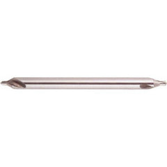 National Twist Drill - #2 Plain Cut 60° Incl Angle High Speed Steel Combo Drill & Countersink - Caliber Tooling