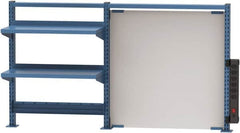 Lista - Steel Workbench & Workstation Riser Combination - 30" High, Use with 60" Long Workbenches - Caliber Tooling