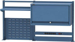 Lista - Steel Workbench & Workstation Riser Combination - 30" High, Use with 72" Long Workbenches - Caliber Tooling