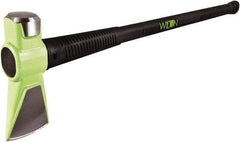 Wilton - 8 Lb Head, 36" Long Splitting Maul - Steel Head, Steel Handle with Grip - Caliber Tooling