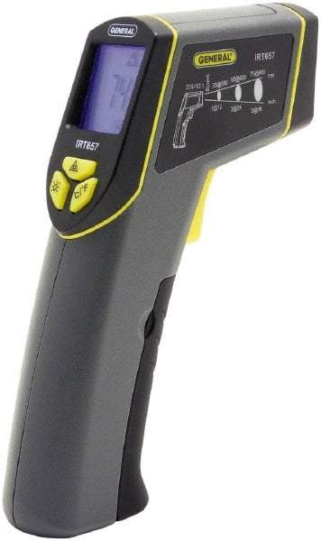 General - -40 to 580°C (-40 to 1076°F) Infrared Thermometer - 12:1 Distance to Spot Ratio - Caliber Tooling