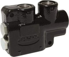 Parker - 15 GPM 5/8 Inlet Cast Iron Hydraulic Control Valve - 7/8-14 Thread, 2,500 psi, 1.88" Wide x 6.88" Long - Caliber Tooling