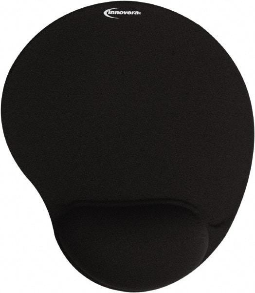 innovera - 8-7/8" x 10-3/8" x 1" Black Mouse Pad - Use with Mouse - Caliber Tooling