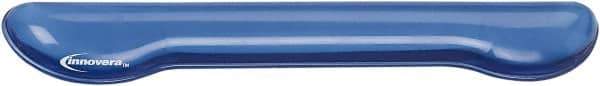 innovera - 2-7/8" x 18-1/4" x 1-1/4" Blue Keyboard Wrist Rest - Use with Keyboard - Caliber Tooling