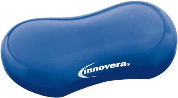 innovera - 3-1/8" x 4-3/4" x 1" Blue Wrist Rest - Use with Mouse - Caliber Tooling