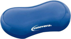 innovera - 3-1/8" x 4-3/4" x 1" Blue Wrist Rest - Use with Mouse - Caliber Tooling