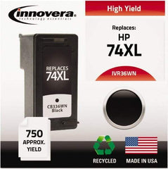 innovera - Black Inkjet Printer Cartridge - Use with HP Deskjet D4260, D4360, Officejet J5750, J5780, J6480, Photosmart C4240, C4250, C4280, C4350, C4380, C4385, C4480, C4580, C5240, C5250, C5280, C5580, D5345, D5360 - Caliber Tooling