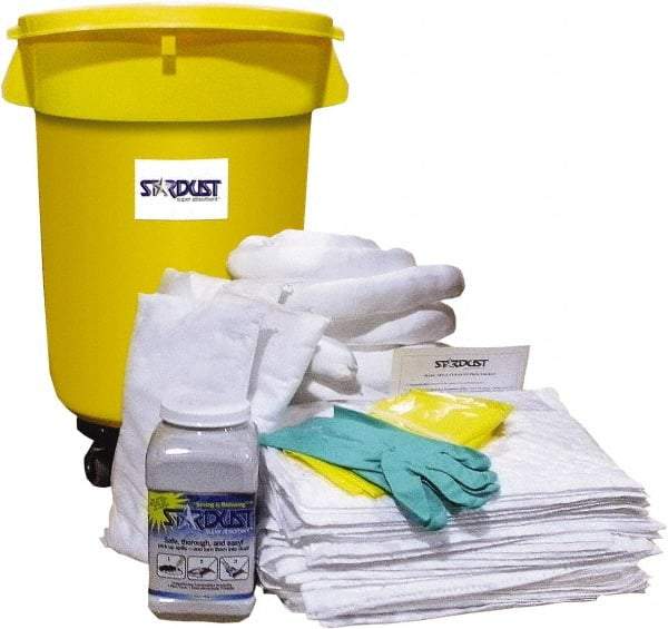 Stardust Spill Products - Spill Clean-Up System Accessory Kit Spill Kit - 32 Gal Mobile Spill Cart - Caliber Tooling