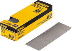 DeWALT - 18 Gauge 1-1/2" Long Finishing Nails for Power Nailers - Steel, Bright Finish, Smooth Shank, Straight Stick Collation, Brad Head, Chisel Point - Caliber Tooling