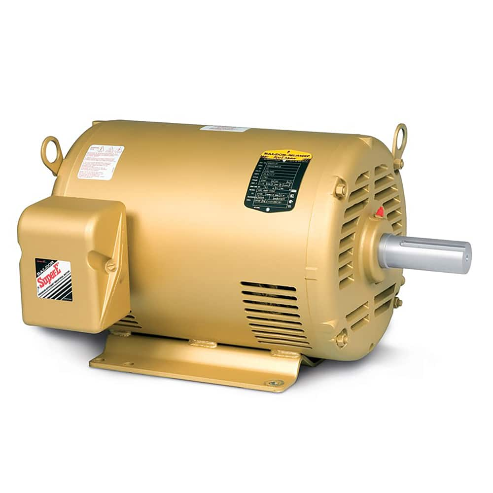 Baldor Reliance - Industrial Electric AC/DC Motors; Motor Type: Three Phase ; Type of Enclosure: ODP ; Horsepower: 5 ; Thermal Protection Rating: None ; Name Plate RPMs: 1800 ; Voltage: 208-230/460 - Exact Industrial Supply