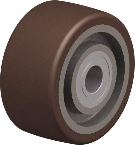 Blickle - 4 Inch Diameter x 1-31/32 Inch Wide, Polyurethane-Elastomer Blickle Besthane Caster Wheel - 1,100 Lb. Capacity, 2 Inch Axle Diameter, Ball Bearing - Caliber Tooling