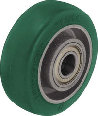 Blickle - 3 Inch Diameter x 1-11/64 Inch Wide, Polyurethane-Elastomer Blickle Softhane Caster Wheel - 396 Lb. Capacity, 19/32 Inch Axle Diameter, Ball Bearing - Caliber Tooling