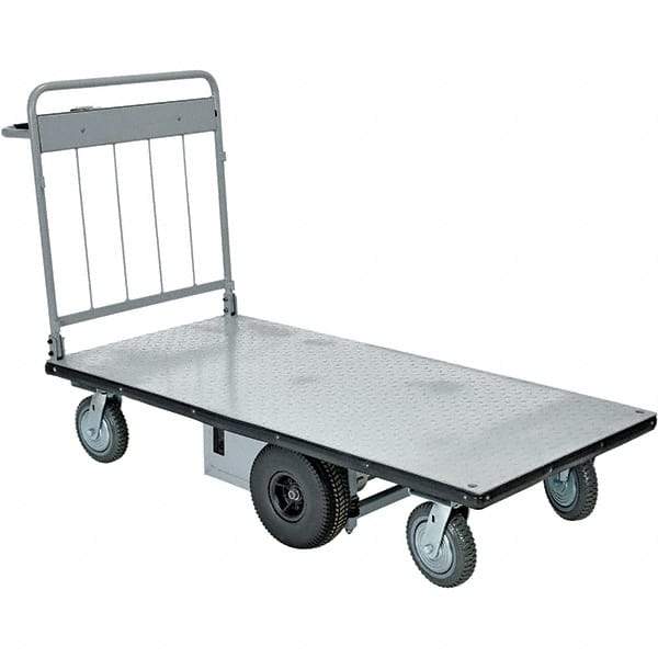 Vestil - 1,500 Lb Capacity Steel Handling Cart - Steel Deck, 28" OAW - Caliber Tooling