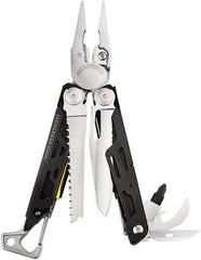 Leatherman - 19 Piece, Multi-Tool Set - Stainless Steel, 4-1/2" OAL, 4-1/2" Closed Length - Caliber Tooling