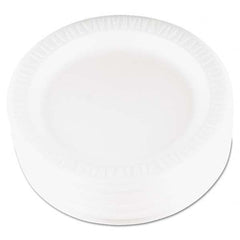 DART - Quiet Classic Laminated Foam Dinnerware, Plate, 9" Diam, WH, 125/PK, 4 Packs/CT - Caliber Tooling