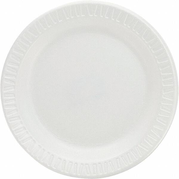 DART - Foam Dinnerware Plates, 6" - White - Caliber Tooling