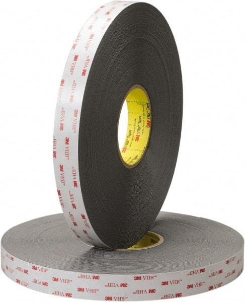 3M - 3/4" x 15 Yd Acrylic Adhesive Double Sided Tape - 45 mil Thick, Polyethylene Foam Liner, Series 5952WF - Caliber Tooling