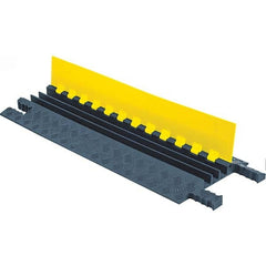 Checkers - On Floor Cable Covers Cover Material: Polyurethane Number of Channels: 3 - Caliber Tooling