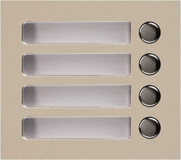 Aiphone - Public Address & Intercom Accessories Type: Four Call Button Panel For Use With: GF and GT Series - Caliber Tooling