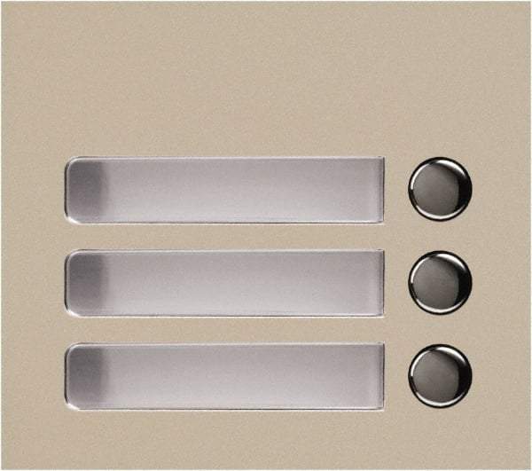 Aiphone - Public Address & Intercom Accessories Type: Three Call Button Panel For Use With: GF and GT Series - Caliber Tooling