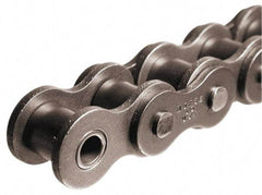 Morse - 1" Pitch, ANSI 80-2, Double Strand Roller Chain - Chain No. 80-2, 10 Ft. Long, 5/8" Roller Diam, 5/8" Roller Width - Caliber Tooling