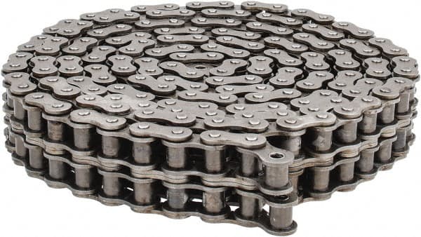 Morse - 3/4" Pitch, ANSI 60-2, Double Strand Roller Chain - Chain No. 60-2, 10 Ft. Long, 15/32" Roller Diam, 1/2" Roller Width - Caliber Tooling