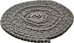 Morse - 1/4" Pitch, ANSI 25, Single Strand Roller Chain - Chain No. 25, 10 Ft. Long, 1/4" Roller Diam, 3/16" Roller Width - Caliber Tooling